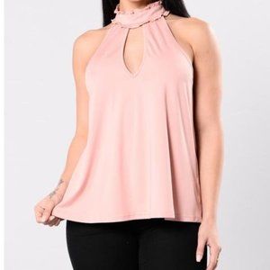 FashionNova Pink Top Size M